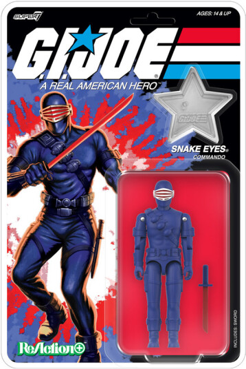G.I. Joe ReAction+ Wv8 Snake Eyes America's 250th Anniversary