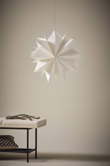 Jotex POLARIS julestjerne, diameter 58 cm Hvit 1690324-03-0 1690324-02-0