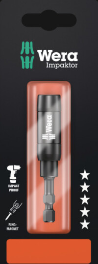 Wera 897/4 IMP R Bitsholder med Ringmagnet 1/4" x 75 mm
