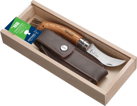 Opinel No. 8 soppkniv og hylster Opinel No. 8 soppkniv og hylster