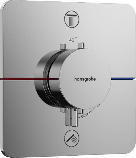 Hansgrohe ShowerSelect Comfort Q dusjbatteri, krom
