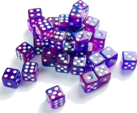 Gamegenic Galaxy Series D6 Terningsett 12 Mm Nebula