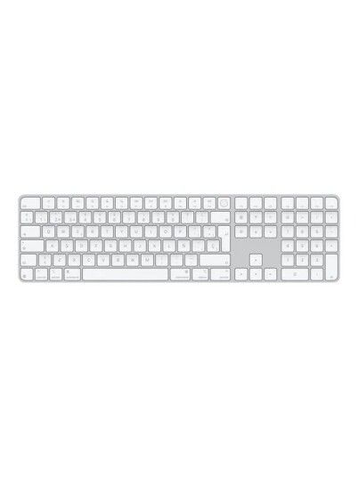 Apple Magic Keyboard With Touch Id And Numeric Keypad - Tastatur - Usb-C - Trådløs - Bluetooth - Qwerty - Spansk - Hvite Taster