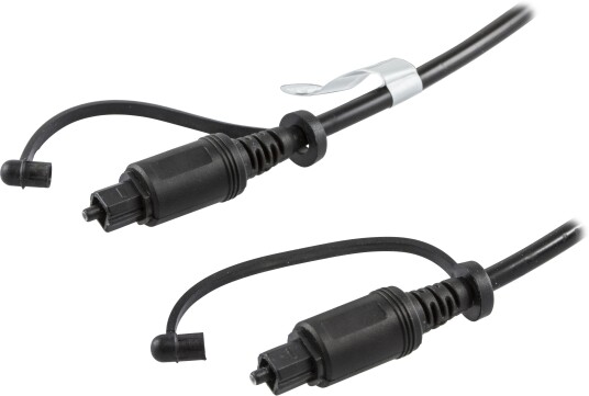 Deltaco TOTO-10 10m TOSLINK Lydkabel Fiberoptisk Svart