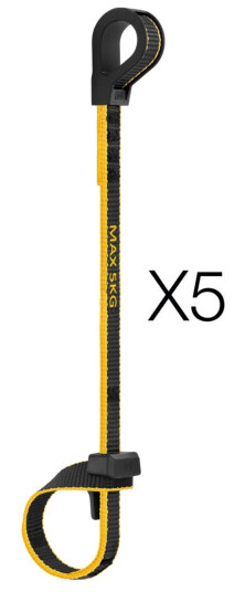 Petzl Toolink L Vedlegg for verktøyvekt opp til 5 kg, 5 stk, SET-S050CA00