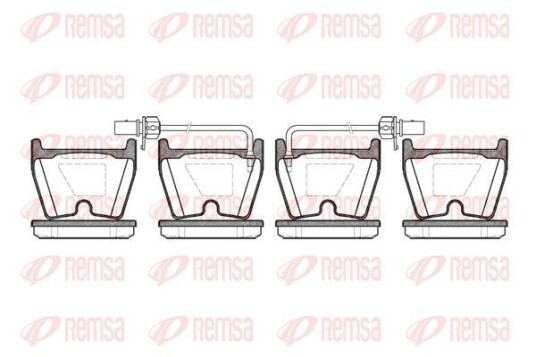 Bremseklosser REMSA 0896.02 Bremseklosser REMSA 0896.02