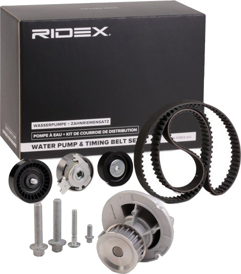 Registerreimsett med vannpumpe RIDEX 3096W0046