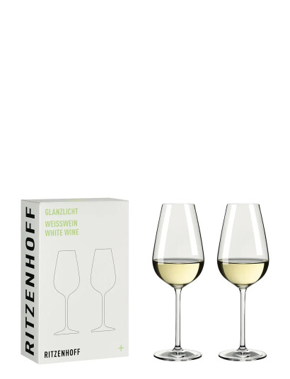 Ritzenhoff Glanzlicht Vitvinsglas 2-P - Nude - 36 CL