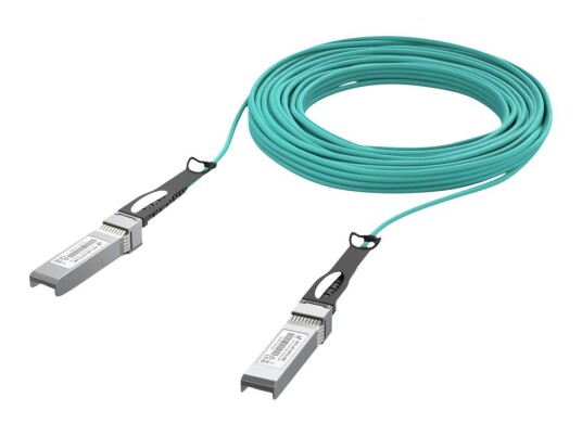 Ubiquiti 10G SFP+ direkte tilkoblingskabel 20m akvamarin