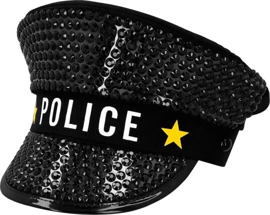 Politihatt med Stener