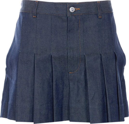 A.p.c. Dame Skjørt Blå M, A.p.c. Dame Skjørt Blå M,