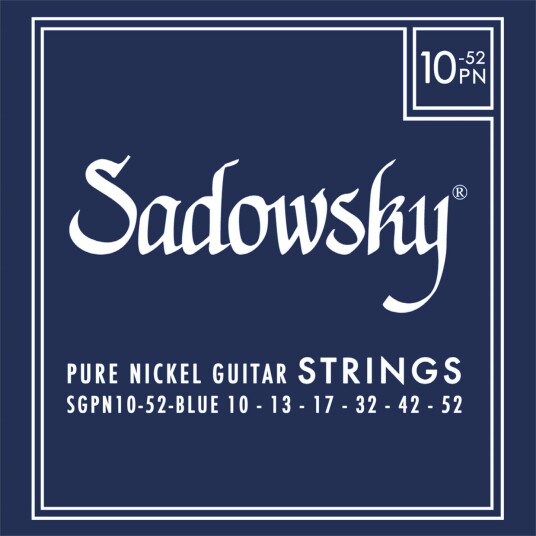 Sadowsky Blå Label Guitar String Set 010-052 Pure Nickel Sadowsky Blå Label Guitar String Set 010-052 Pure Nickel