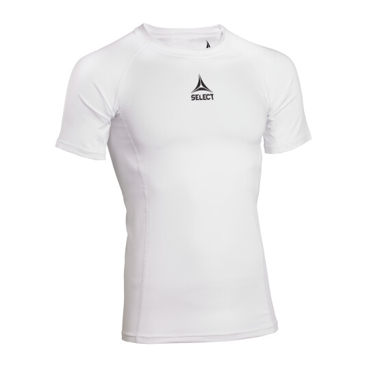 Select Shirt Short Sleeve Baselayer, treningstrøye senior XXL White
