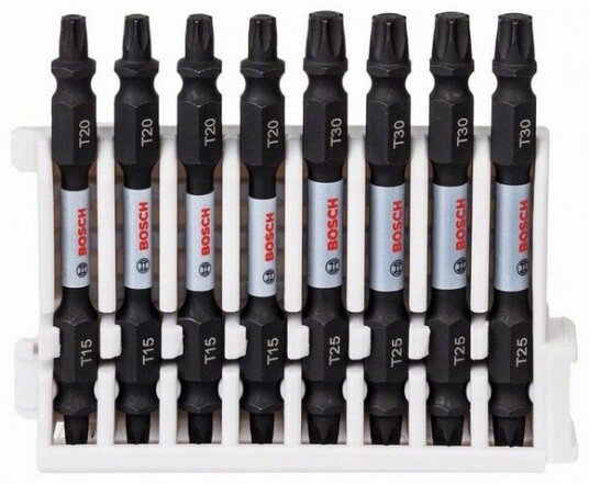 Bosch Impact Control Skrutrekkerbits, Pakke, 8 Stk.