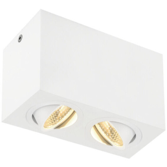 SLV Triledo Square Dobbel Taklampe 16W 3000K Hvit - 90695