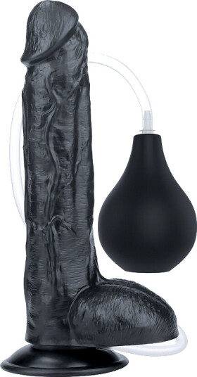 LoveToy: Squirt Extreme Dildo, 26 cm, svart LoveToy: Squirt Extreme Dildo, 26 cm, svart