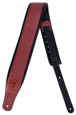 Levys Pad. Garm. Leather Strap 3""BRG