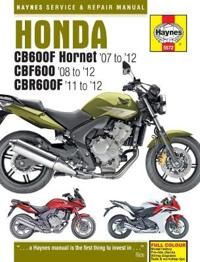 Honda Cb600 Hornet, Cbf600 & Cbr600f (07 - 12) Av Matthew Coombs