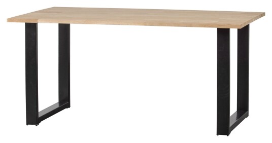 Woood Tablo Spisebord - Ubehandlet eik/U-ben, 160x90 Woood Tablo Spisebord - Ubehandlet eik/U-ben, 160x90