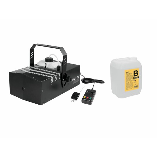 EuroLite Set Dynamic Fog 1200 & Smoke Fluid - B2d- 5l EuroLite Set Dynamic Fog 1200 & Smoke Fluid - B2d- 5l