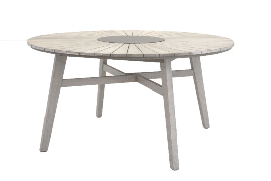 Rives hagebord Ø150cm lysegrå.