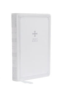 Nrsv Catholic Edition Gift Bible, White Leathersoft (Comfort Print, Holy Bible, Complete Catholic Bi Av Catholic Bible Press