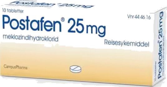 Postafen Tabletter 25 mg 10 tabletter