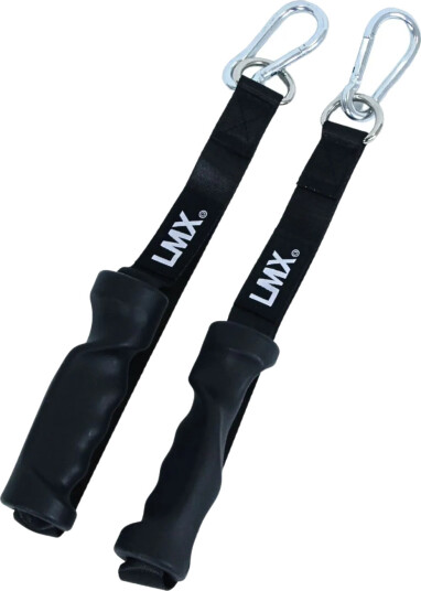 LMX Ergo Strap Handle ergonomiske treningsstropper sort
