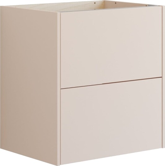 Dansani Inzo Classic Servantskap 2 Skuff B60 120xh64xd44cm Glatt / Sand Matt 60cm