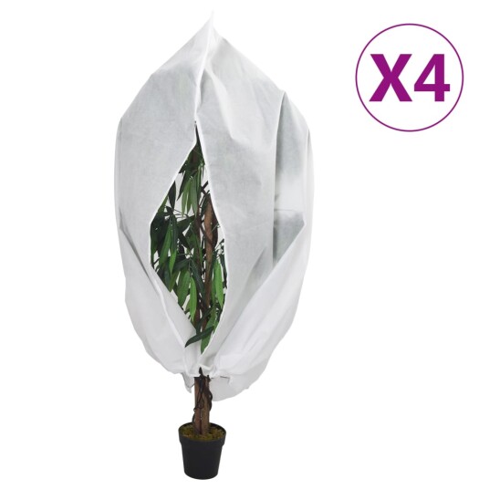 Plantefleecetrekk med glidelås 4 stk 70 g/m² 1,2x1,8 m Plantefleecetrekk med glidelås 4 stk 70 g/m² 1,2x1,8 m