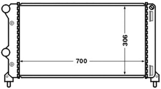 MAHLE CR 1448 000S Radiator, motorkjøling