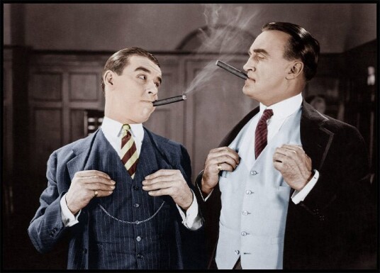 Smoking Cigars Plakat Plakat / 100x150cm
