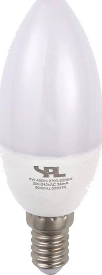 Spl E14 4W dimbar LED kronepære DimToWarm 2000 2700K C37 opalt glass Dimbar : Dimbar Kulør : Dim to warm Spl E14 4W dimbar LED kronepære DimToWarm 2000 2700K C37 opalt glass Dimbar : Dimbar Kulør : Dim to warm
