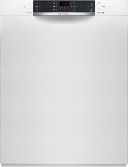 Bosch Serie 2 Underbygget Oppvaskmaskin med Aqua Stop Hvit SMU26AW11S Bosch Serie 2 Underbygget Oppvaskmaskin med Aqua Stop Hvit SMU26AW11S