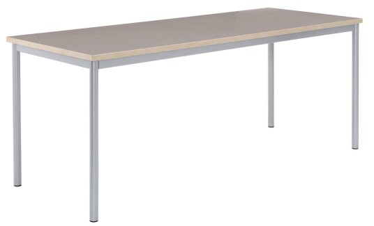 Bord Akustik Optimalt 140 x 70cm Sølv
