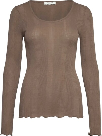 Rosemunde Rwbay Ls U Neck WALNUT L