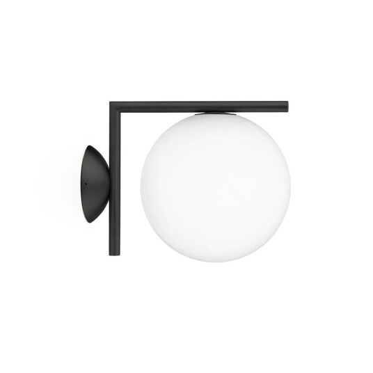 Flos Flos IC w1 utendørs vegglampe - svart Flos Flos IC w1 utendørs vegglampe - svart