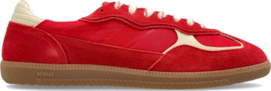ALOHAS Tb.490 Rife Sheen Red Leather Sneakers - Red - 42