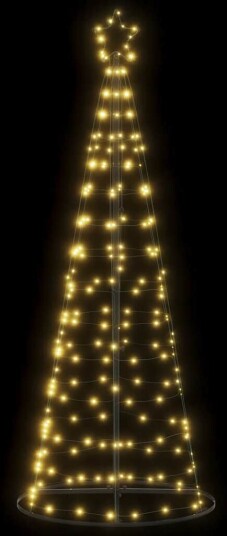 LED Juletre 200 LEDs Varm Hvit 182 cm