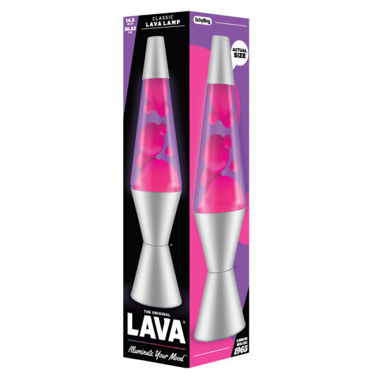 Lava?? Classic Lavalampe   37 cm   Rosa/Lilla