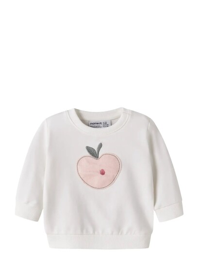 Name It Nbffoappi Ls Sweat Unb White 68