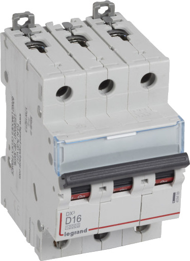 Legrand DX³ MCB automatsikring D16 3P 3M 10/16kA
