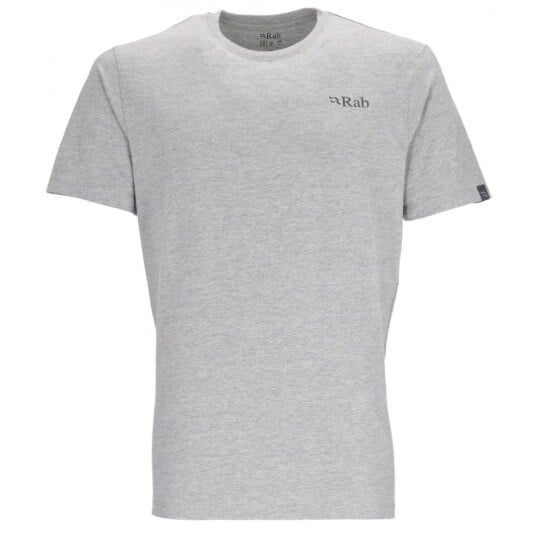 Rab  Stance Mountain Peak Tee Herre, Ym Grey Marl, XL