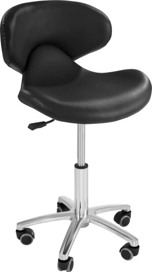 physa Arbeidsstol med hjul 440-570 mm 150 kg Black 10040062