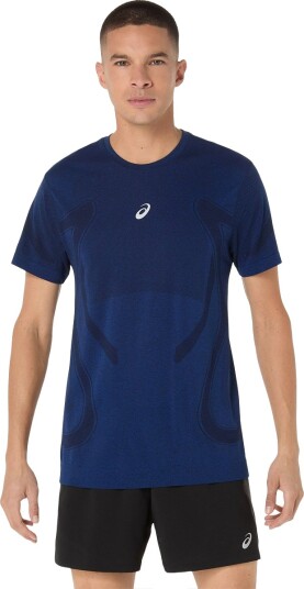 Asics Road Seamless Ss Top - Navy - M