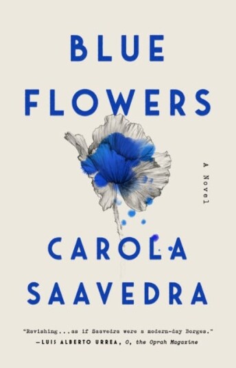 Blue Flowers Av Carola Saavedra