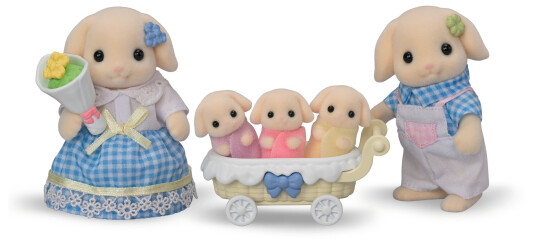 Sylvanian Families Flora Rabbit Family 5735 Sylvanian Families Flora Rabbit Family 5735