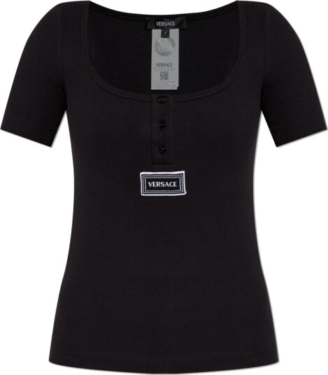 Versace Dame Topper Svart XL,