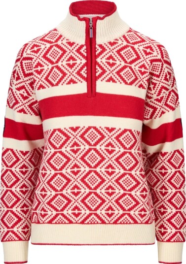 Dale Of Norway Cortina 2026 Fem. Sweater Raspberry Offwhite XXL