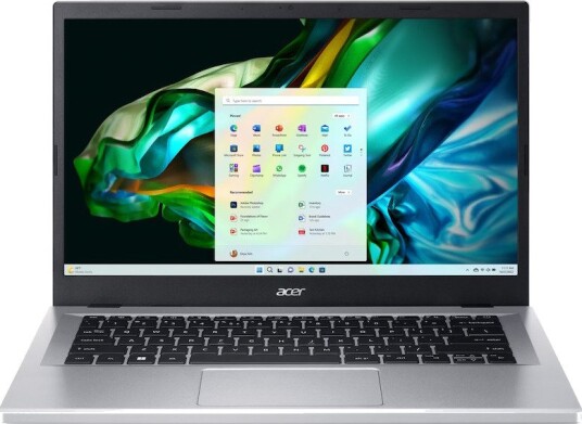 Acer Aspire 3 A314-36P 14" bærbar PC Intel i3-N305 8GB RAM 256GB SSD Windows 11 Home Sølv